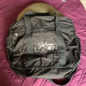 RARE Johnny Carson 25 Anniversary lg shoulder bag